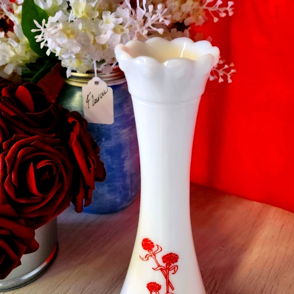 Vintage Hazel Atlas Flower Vase